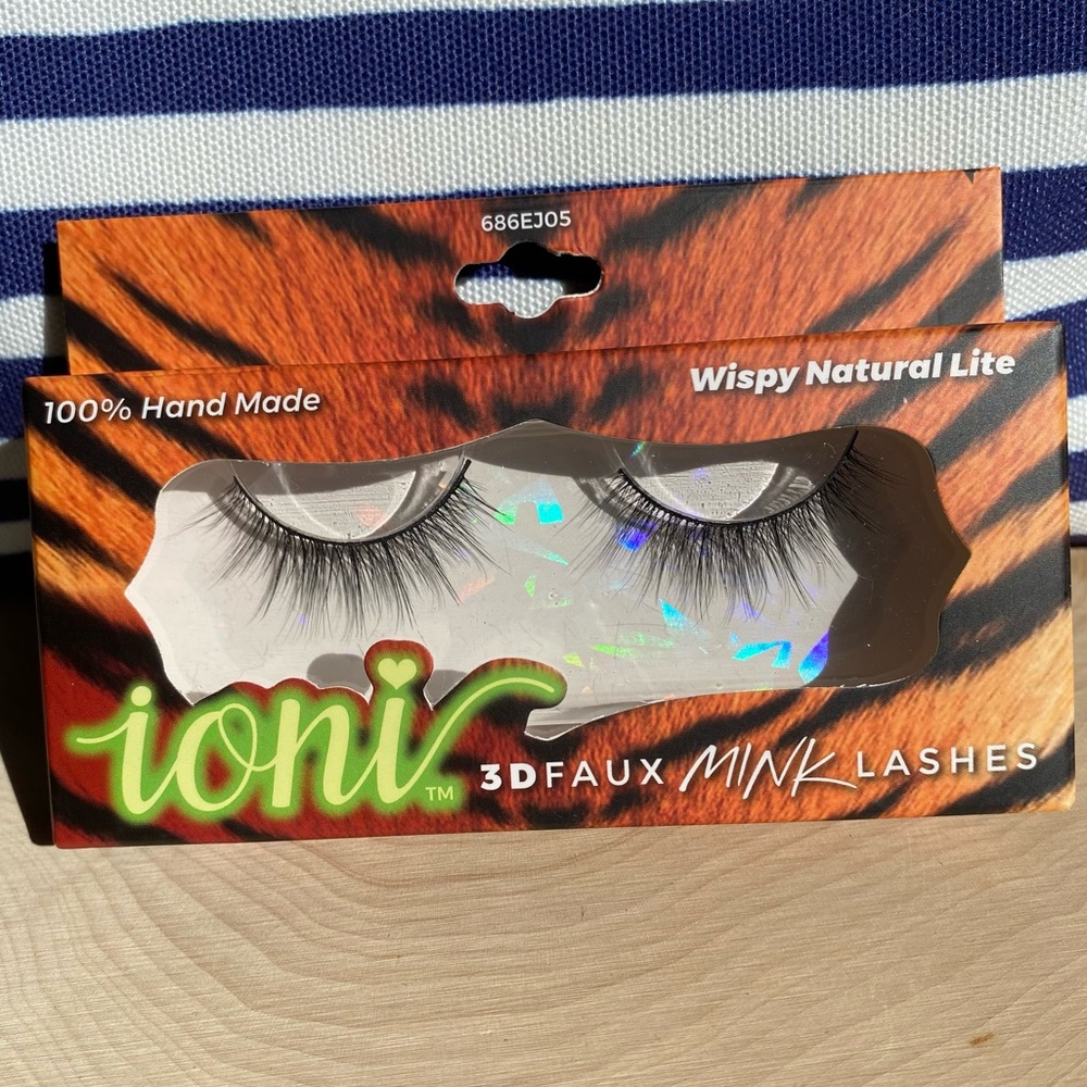 🔥5/$25🔥Ioni Cosmetics 3D Faux Mink Lashes - Wispy Natural Lite
